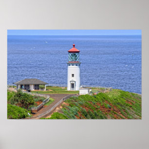 Póster Faro de Kilauea en Kauai, Hawaii