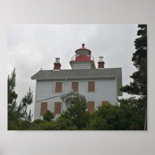 Póster Faro de la bahía de Yaquina, OR
