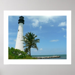 Póster Faro de la Florida del cabo