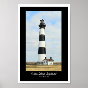 Póster Faro de la isla de Bodie