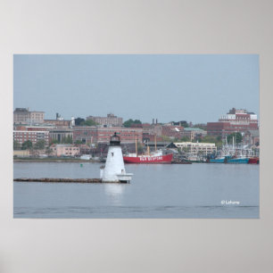 Póster Faro de la isla de Palmer