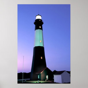Póster Faro de la isla de Tybee