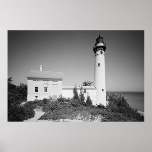 Póster Faro de la isla Manitou (Frente)