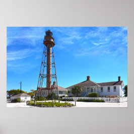 Póster Faro de la Isla Sanibel