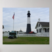 Faro de la isla Tybee foto en un