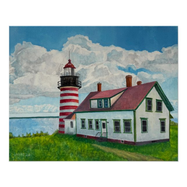 Póster Faro de Maine (Anverso)