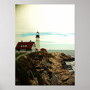 Póster Faro de Maine