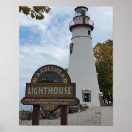 Póster Faro de Marblehead en Marblehead, creado en