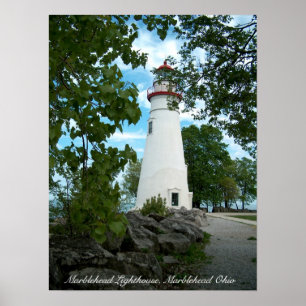 Póster Faro de Marblehead, Marblehead Ohio