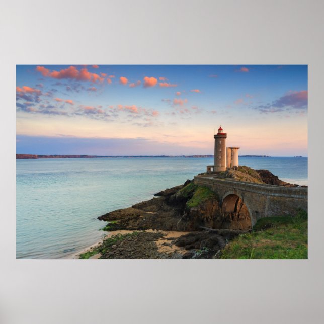 Póster Faro de Minou en Francia (Frente)