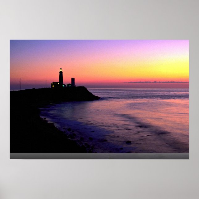 Póster Faro de Montauk Point (Frente)