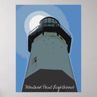 Póster Faro de Montauk Point
