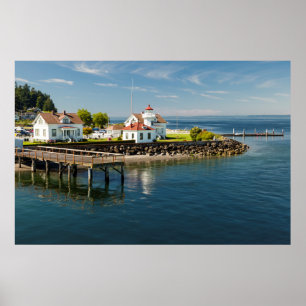 Póster Faro de Mukilteo, Mukilteo, Washington, EE. UU.