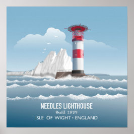 Póster Faro de Needles
