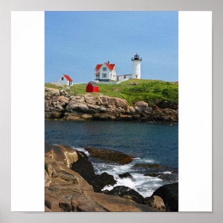 Póster Faro de nubble