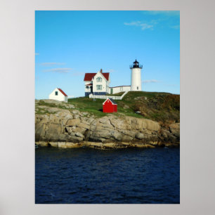 Póster Faro de nubble