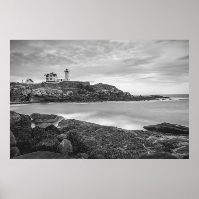 Póster Faro de nubble de Cape Neddick, York, Estados Unid (Frente)