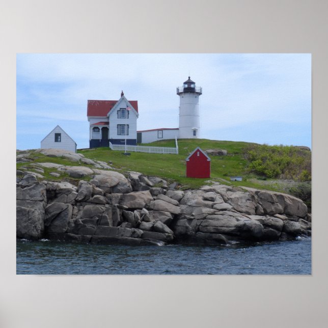 Póster Faro de Nubble - Maine (Frente)