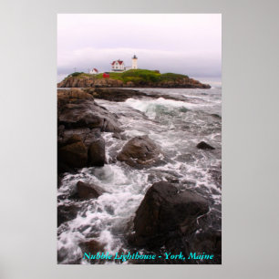 Póster Faro de Nubble - York, Maine