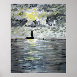 Póster Faro de Pass Manchac