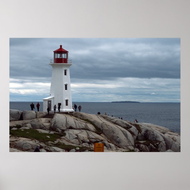 Póster Faro de Peggy's Cove, poster fotográfico de Nueva  (Frente)