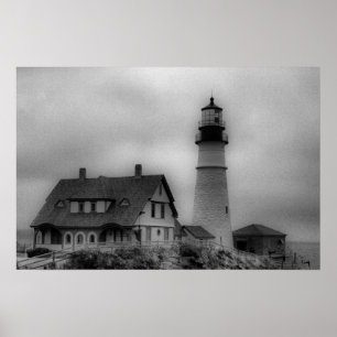 Póster Faro de Portland Head, Cape Elizabeth ME Lienzo Pr