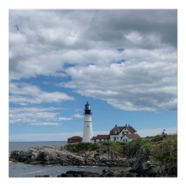 Póster Faro de Portland, Portland Maine
