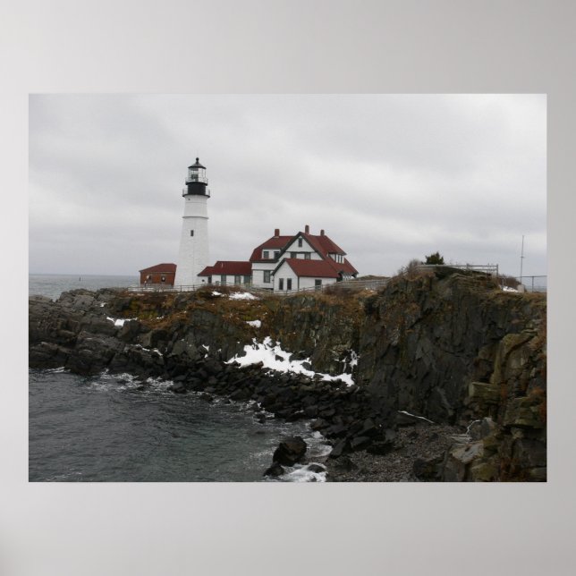 Póster Faro de Portlandhead-Poster (Frente)