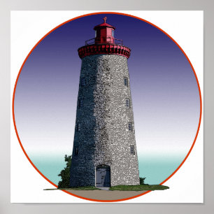 Póster Faro de punta de molino