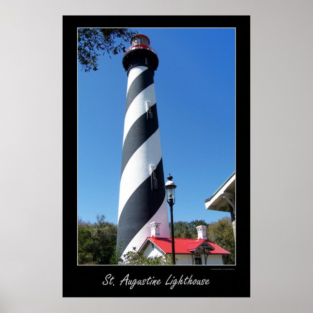 Póster Faro de Saint Augustin Florida (Frente)