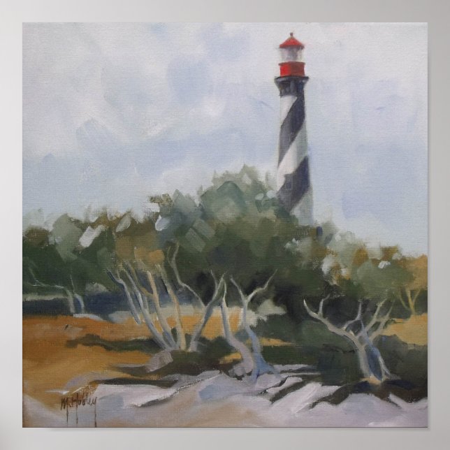 Póster Faro de San Agustín (Frente)