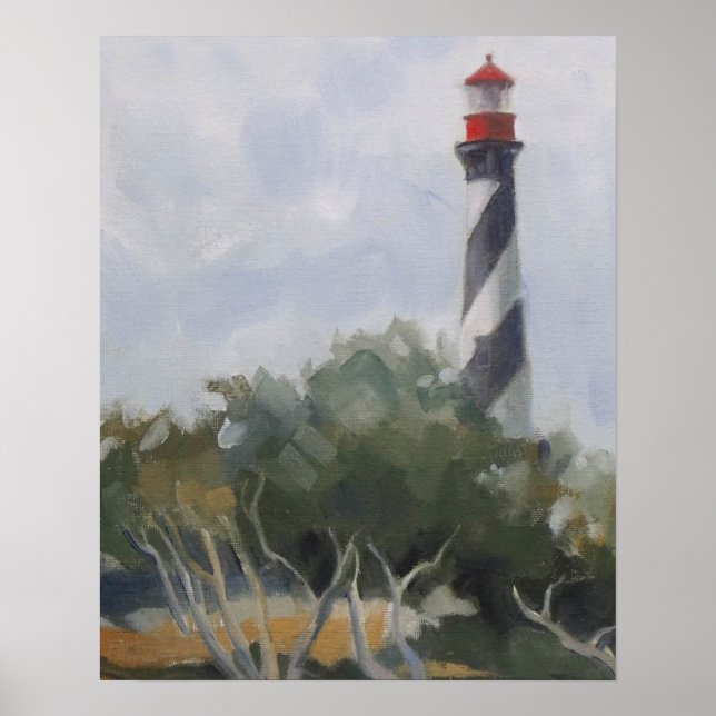 Póster Faro de San Agustín (Frente)