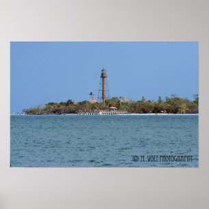 Póster Faro de Sanibel