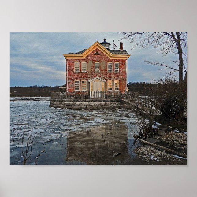 Póster Faro de Saugerties (Frente)