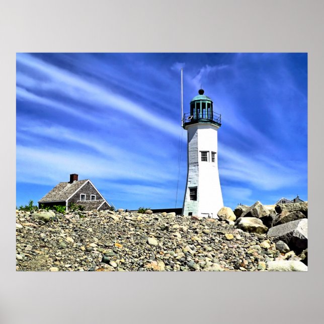 Póster Faro de Scituate (Frente)