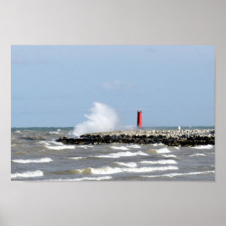 Póster Faro de Sheboygan