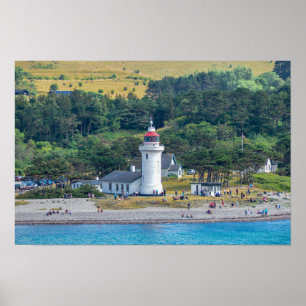 Póster Faro de Sletterhage, Dinamarca