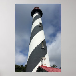 Póster Faro de St. Agustine desde abajo