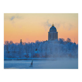 Póster Faro de Suomenlinna