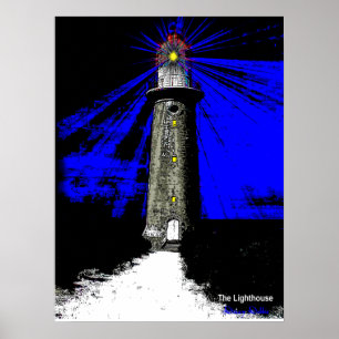 Póster Faro del art déco