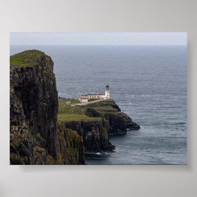 Póster faro del punto Neist (Frente)