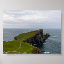Póster faro del punto Neist