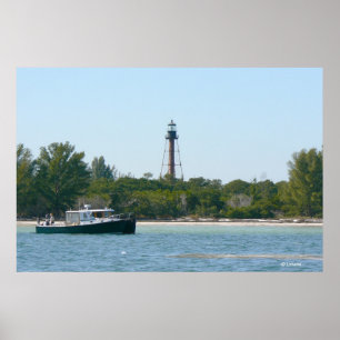 Póster Faro dominante de Anclote