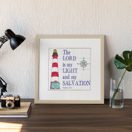 Póster Faro El Señor es mi luz y salvación