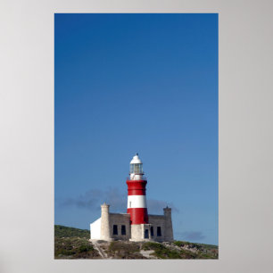 Póster Faro En Cape Agulhas, Cabo Occidental