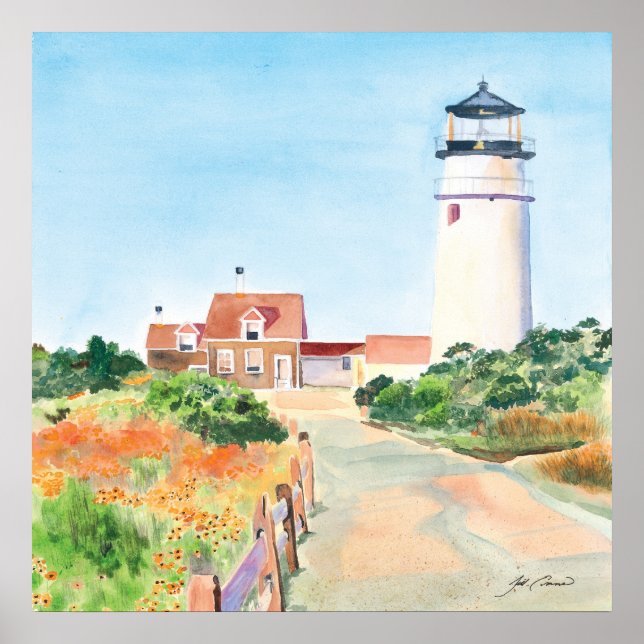 Póster Faro en Cape Cod (Frente)