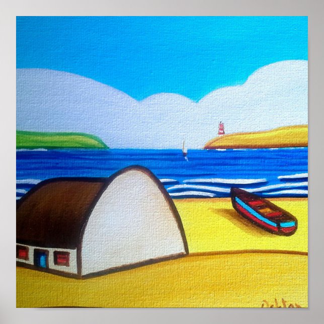 Póster Faro en el promontorio (Frente)