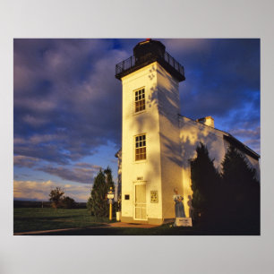 Póster Faro en Escanaba UP Michigan