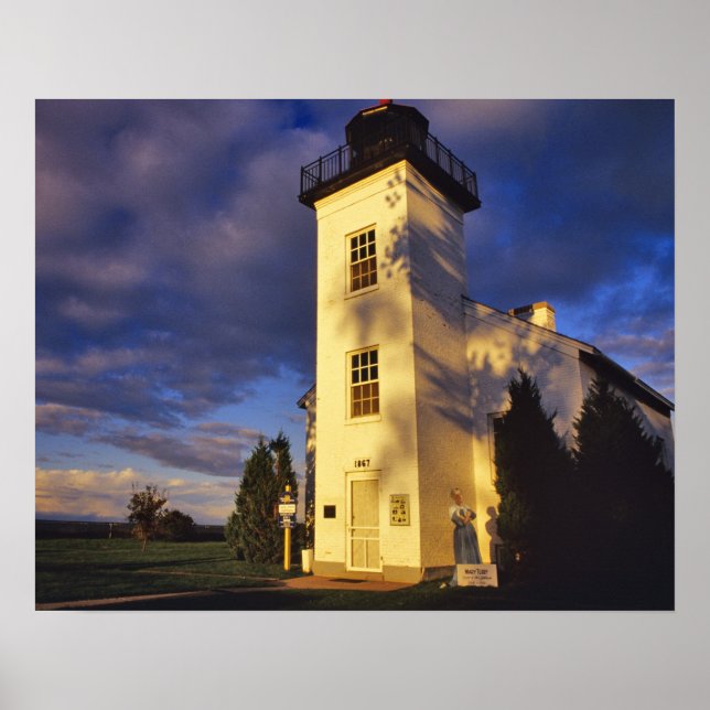Póster Faro en Escanaba UP Michigan (Frente)