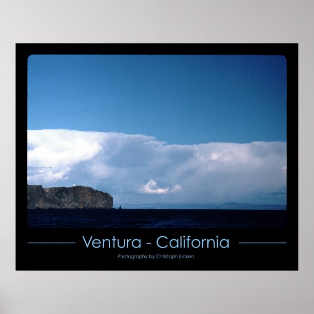 Póster Faro en Ventura, California (Frente)